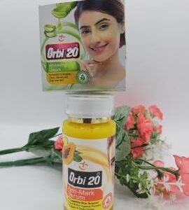 Orbi 20 à la papaye serum 100ml et creme visage à l'aloé vera pour un teint parfait