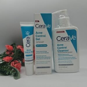 acné controle, gel moussant et crème hydratante