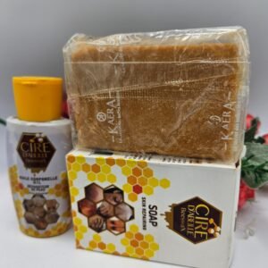 Cire d'abeille Savon et  huile reparatrice clarifiante