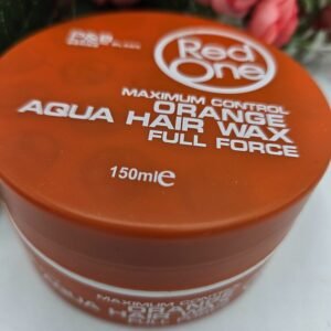 Red one Aqua cire sculptant pour cheveux 150ml Orange