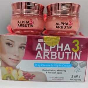 Alpha Arbutin, Creme jour et creme nuit, embellissant teint uniforme