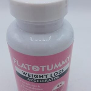 Flat Tummy, Weight Loss Accelerator, 60 Capsules, Accelerateur de brulleurs de graisses 60 pcs