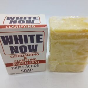 Savon White Now Exfoliant, clarifiant,  anti taches tres doux tres efficace 250ml