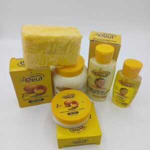 Gamme  Jaune D'oeuf 5 pieces avec savon