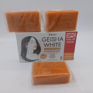 Savon Geisha White 3 X 65g anti taches uniformisateur de teint