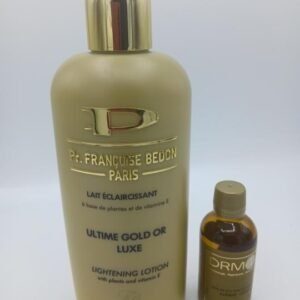 Francoise Bedon Lait Ultime gold luxe 500ml  et serum DRM4 pour un teint éclatant (2 produits)