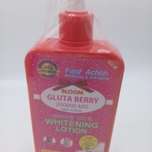 Lait gluta berry aux glutathione et acides des fruits 500ml visage et corp , eblouir votre teint