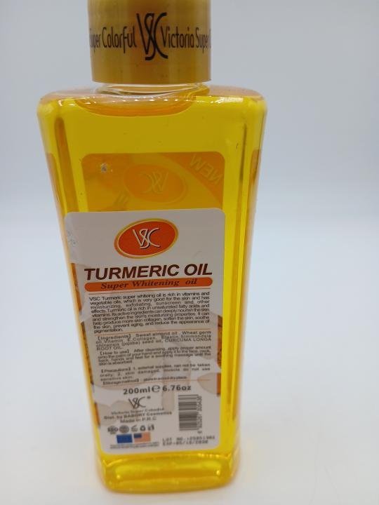 HUILE TUMERIC veet gold 200ml Clarifiant hydratant – Image 2