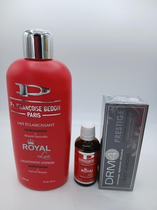 Francoise Bedon Lait Royal anti taches ,huile Royal et creme DRM4 hydratant clarifiant – Image 2