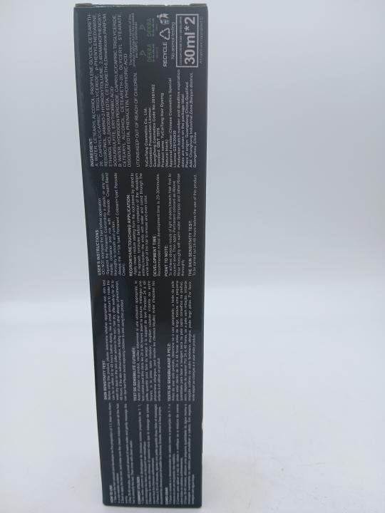 Teinture permanent pour cheveux, couleur noir SUPER BLACK DEXE – Image 3