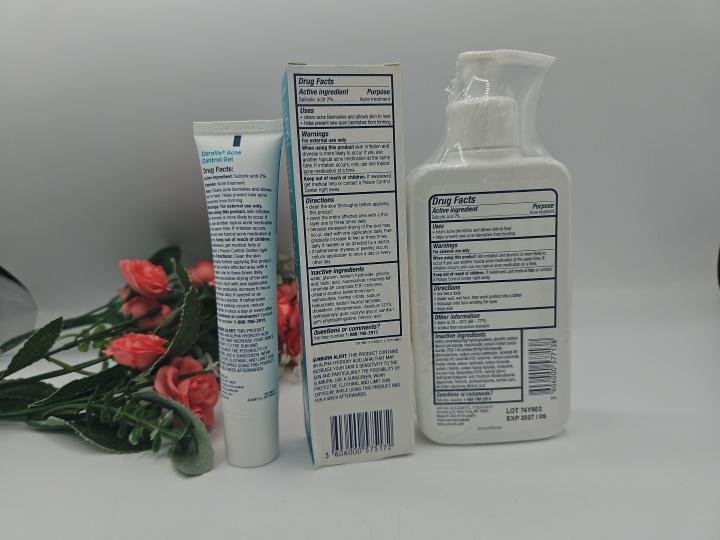 acné controle, gel moussant et crème hydratante – Image 2