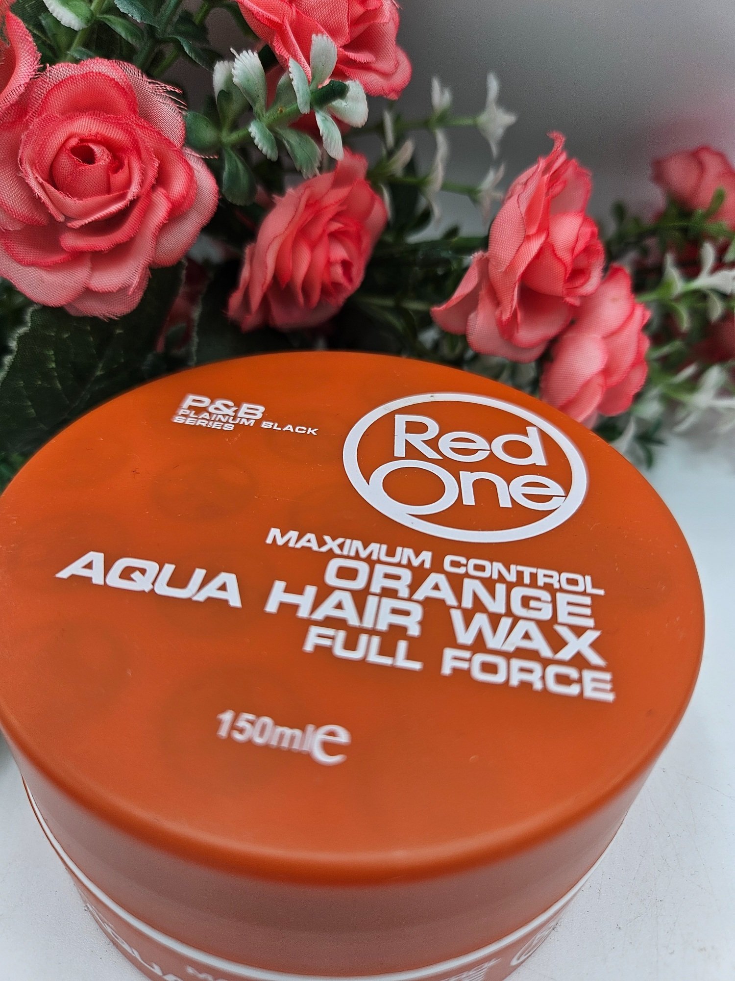 Red one Aqua cire sculptant pour cheveux 150ml Orange – Image 2