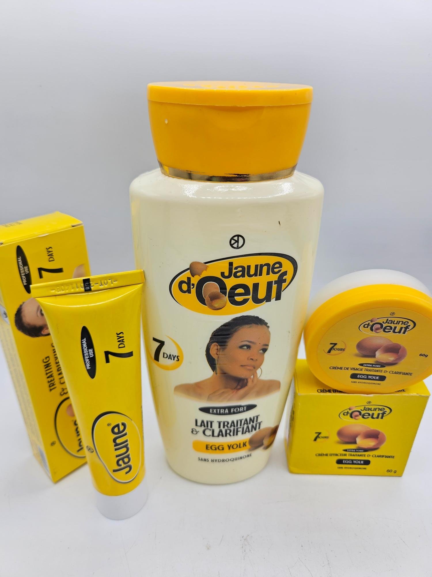 Gamme Jaune d’Œuf soins beauté