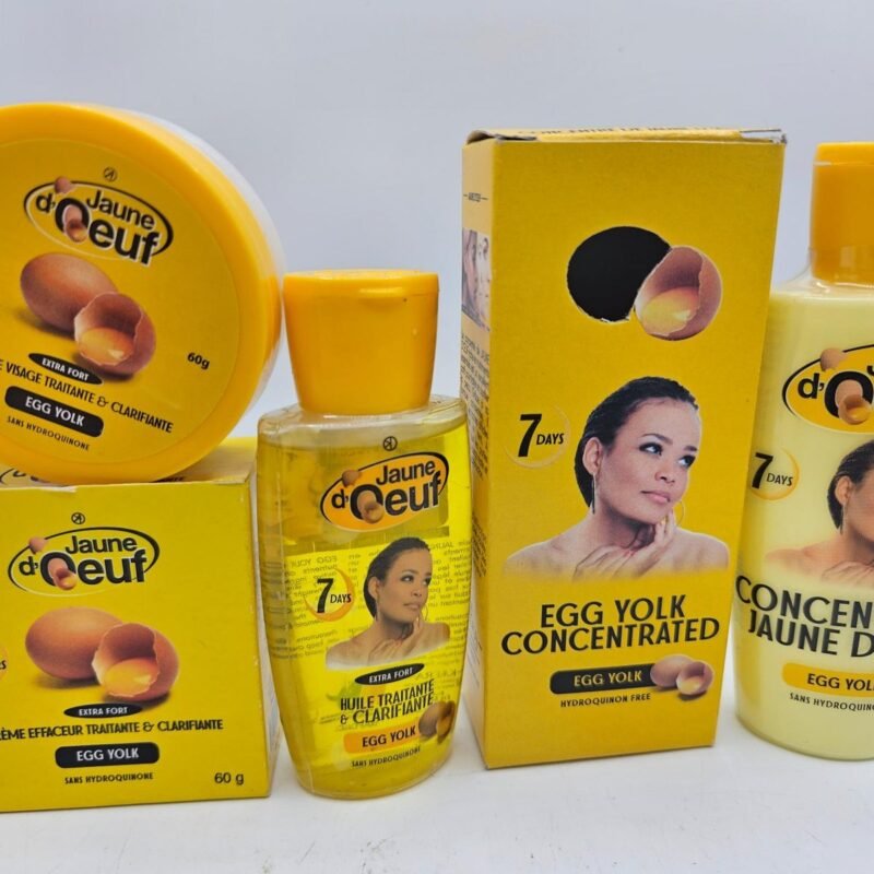 Jaune d’Œuf Crème Huile et Concentré