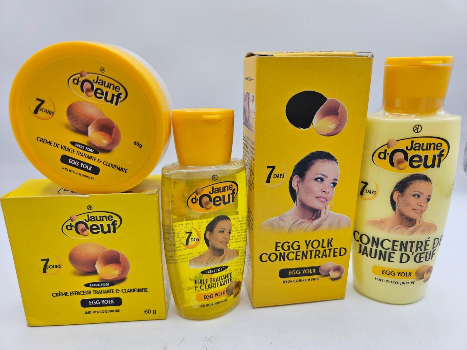 Jaune d’Œuf Crème Huile et Concentré