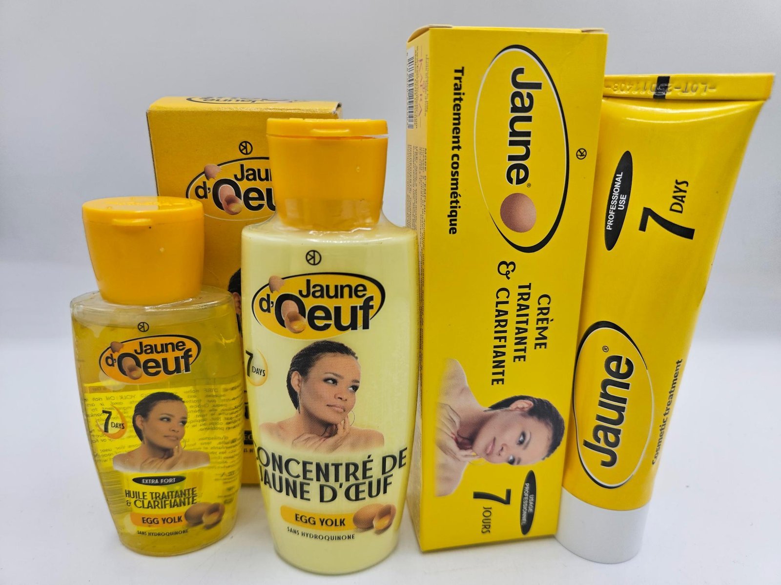 Huile Jaune d'Oeuf et Crème Tube
