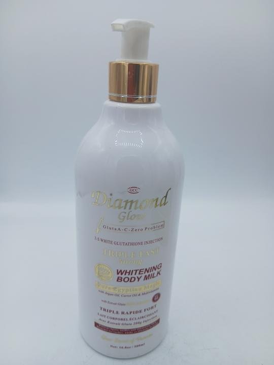 Lait corporelle diamond Glow 500ml pour un teint uniforme sans taches