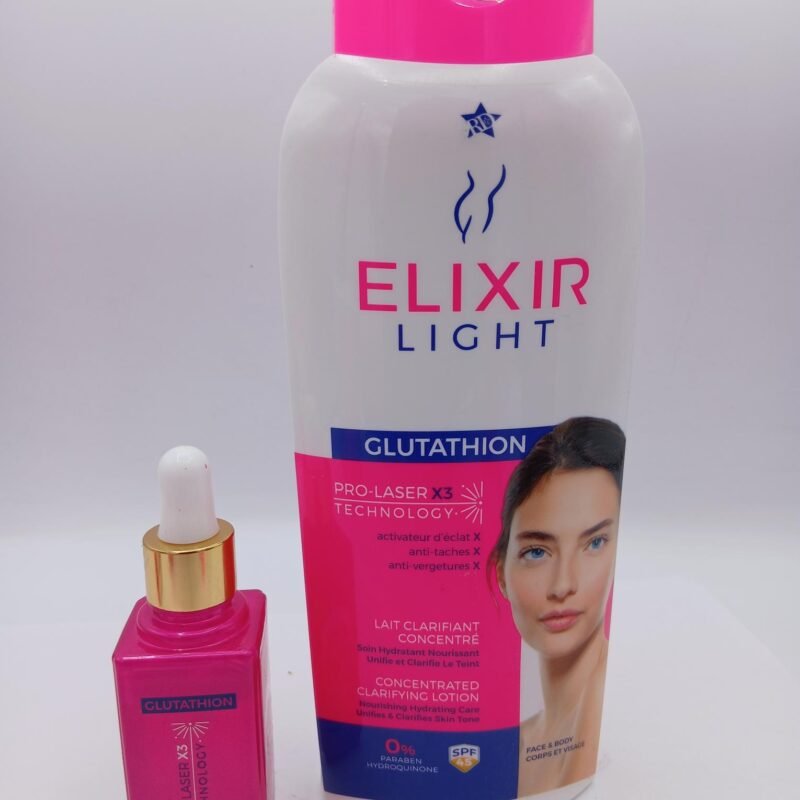 gamme Elixir  lait 500ml et  serum 