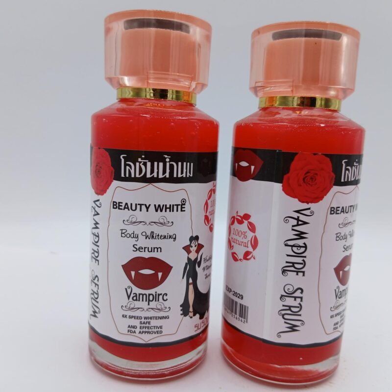 Beauty white serum visage et corps, teint vampire 100ml
