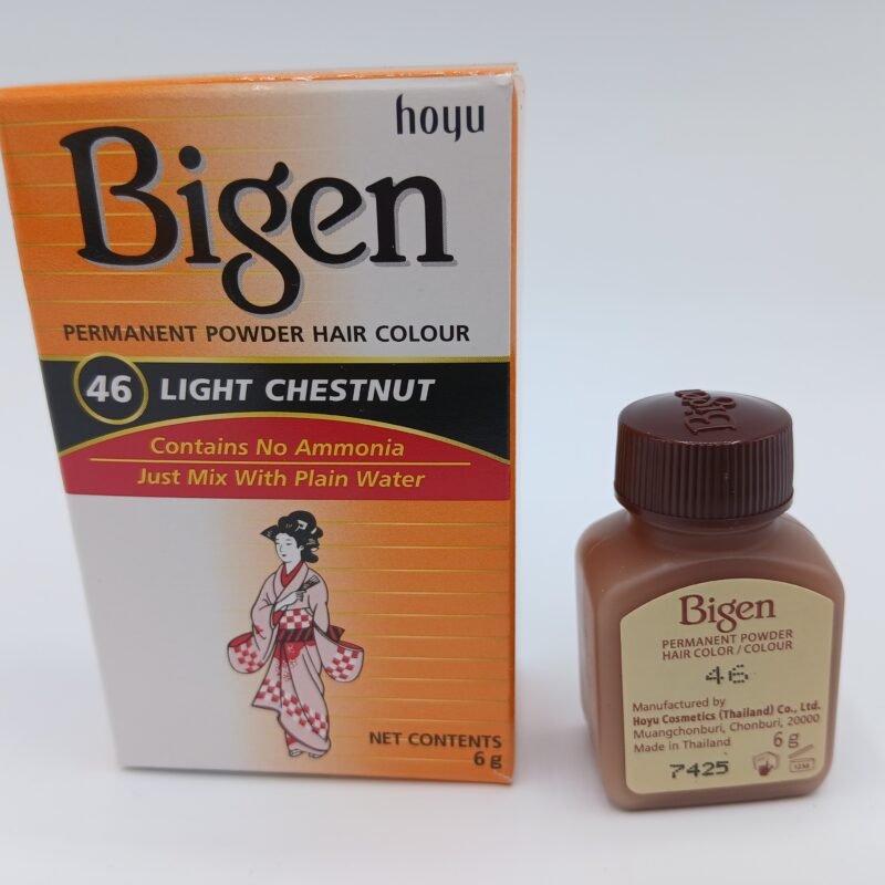 Bigen teinture permanente pour chevaux  couleur Châtain clair no. 46