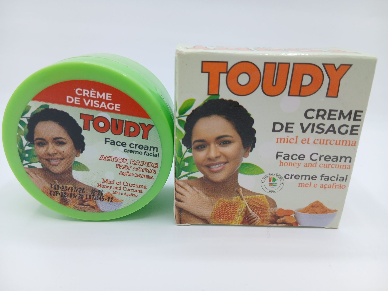 Toudy creme vissage embellisante anti taches