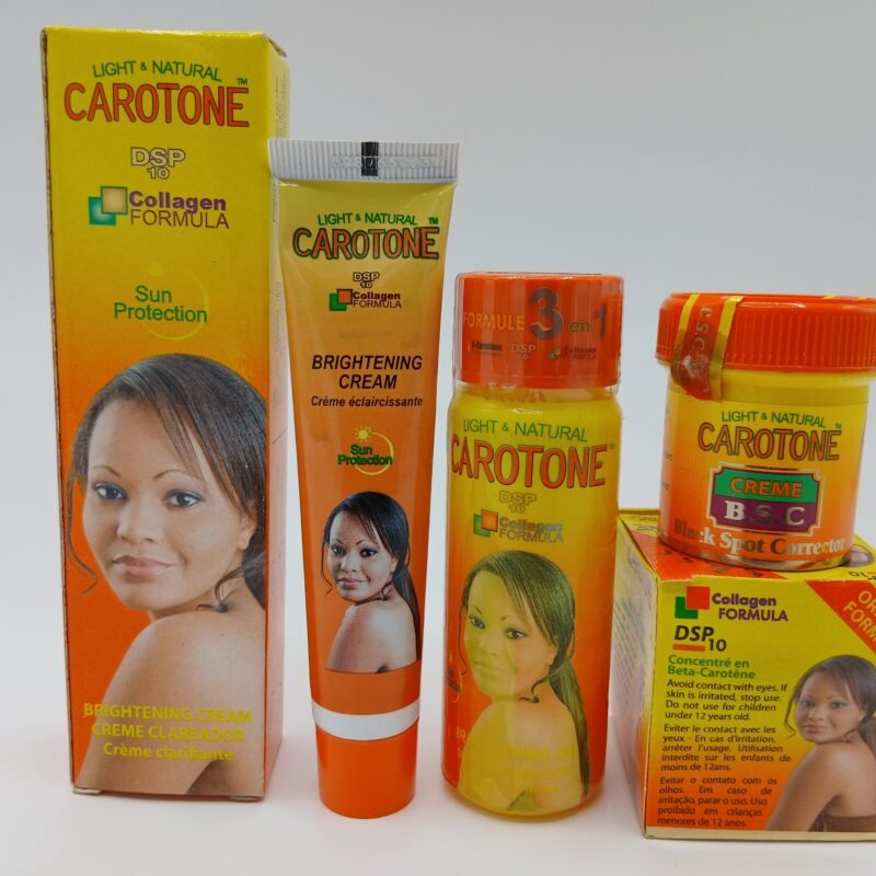 Carotone creme embellisant aux beta carotene , creme visage  et Huile anti taches