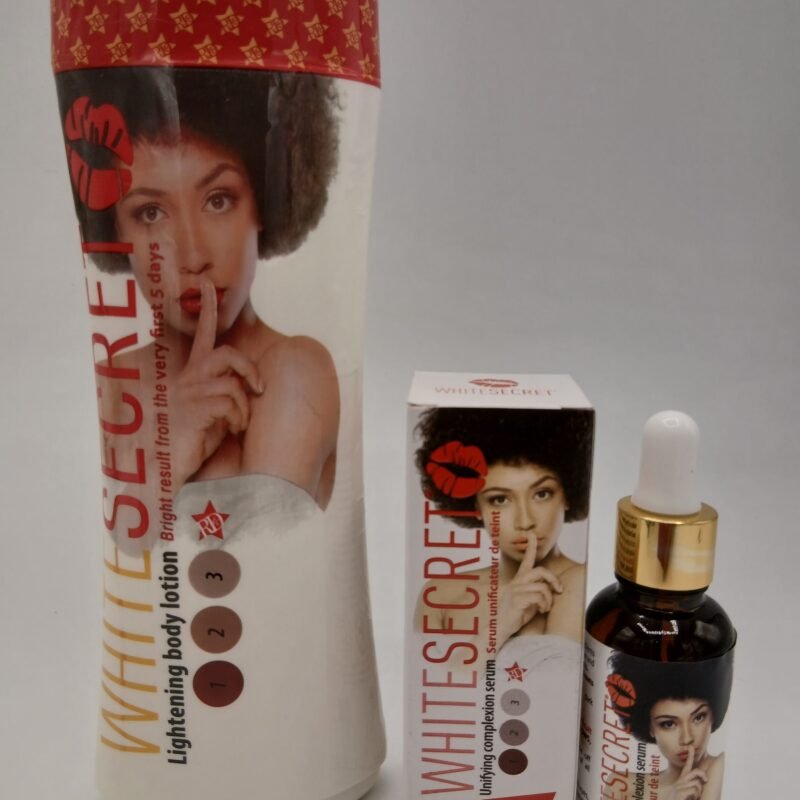 Lait corporelle  et serum white secret teint parfait