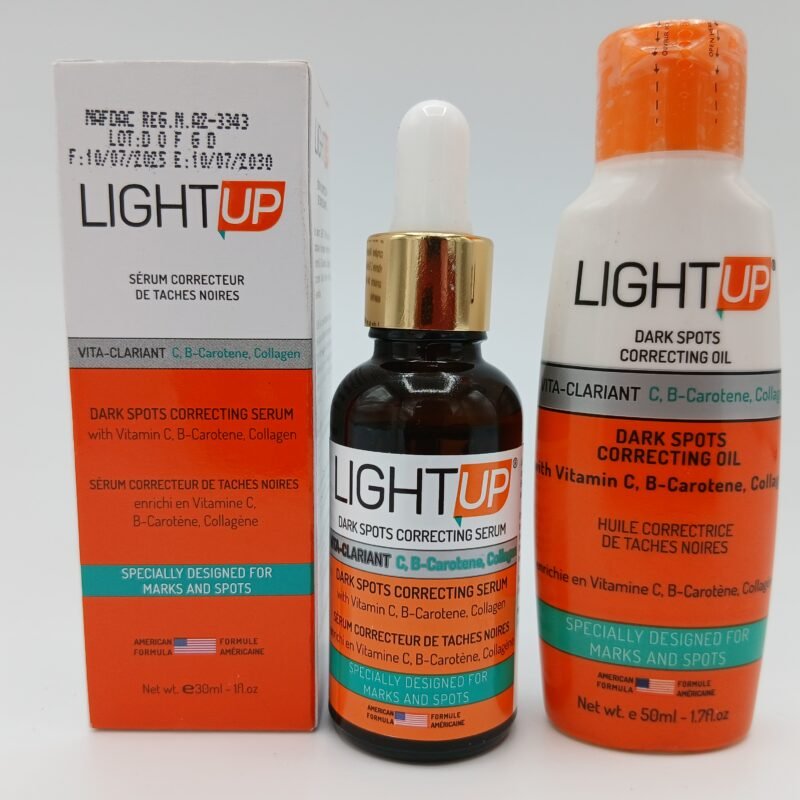 serum et huile light up anti taches uniformisatrice
