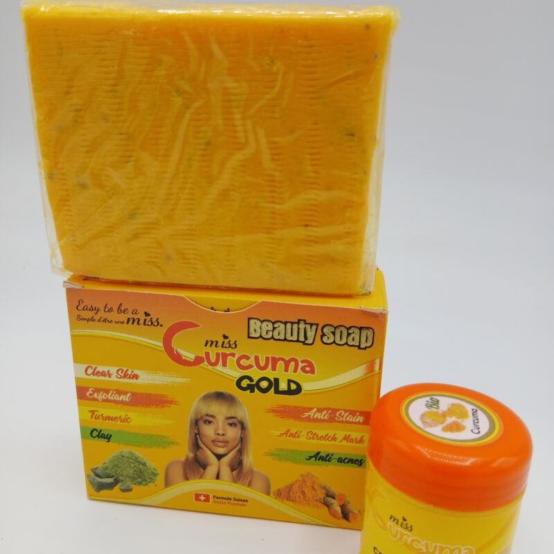 miss curcuma gold, savon et creme visage  anti taches efficace aux curcuma pour un tein sublime sans taches