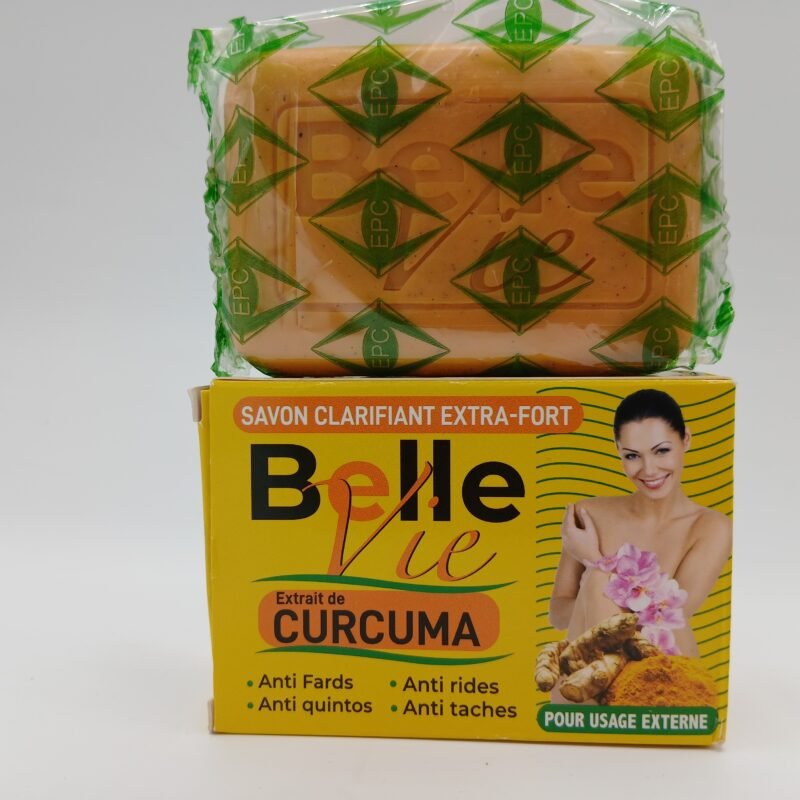 Belle Vie, savon  anti taches efficace aux curcuma pour un tein sublime sans taches