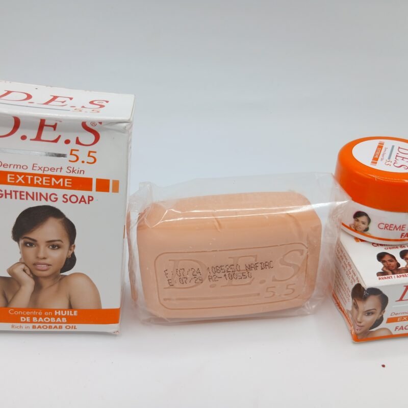 D.E.S Savon et Creme visage   anti taches tres embellissant
