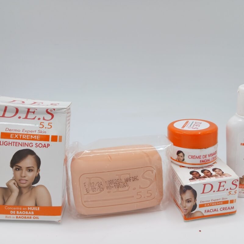 D.E.S Savon , Huile et Creme visage   anti taches tres embellissant