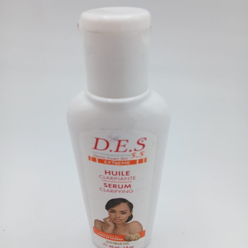 D.E.S  , Huile Clarifiant  anti taches tres embellissant