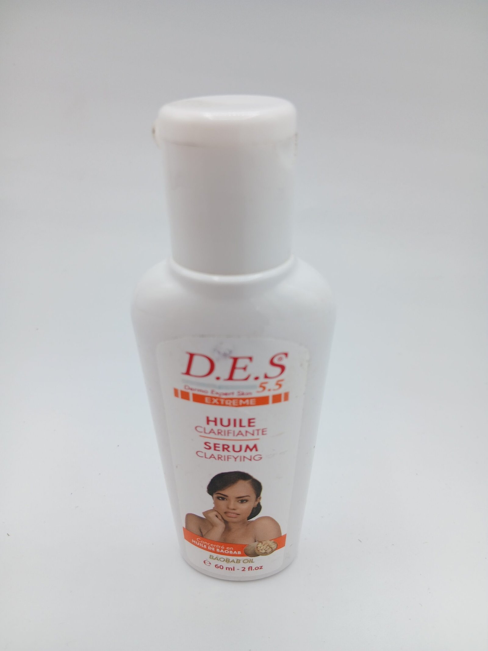 D.E.S , Huile Clarifiant anti taches tres embellissant