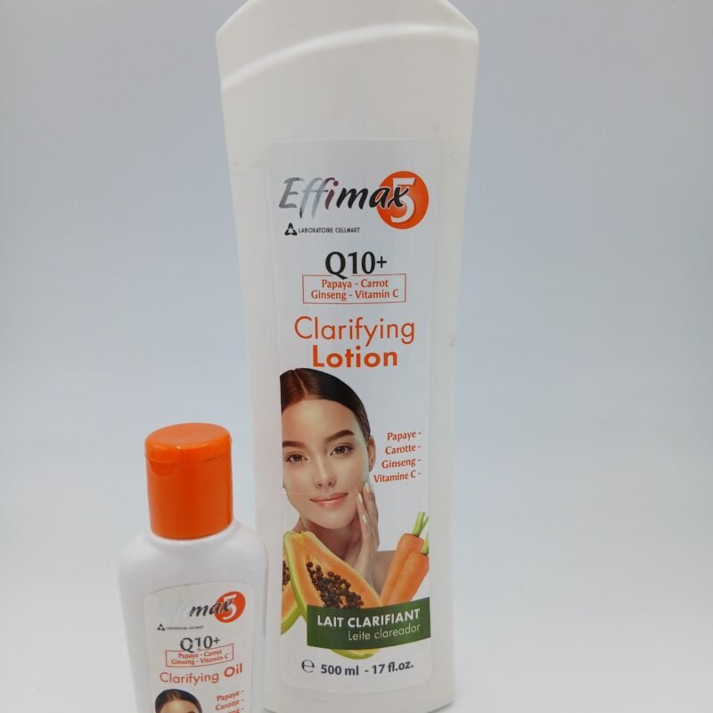 Lait corporelle et huile clarifiant Effimax Q10