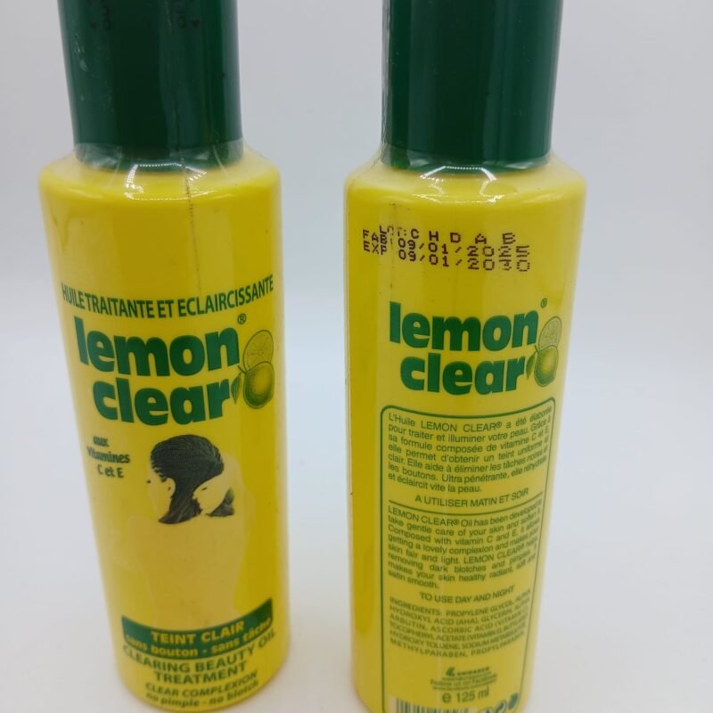 huile lemon clear