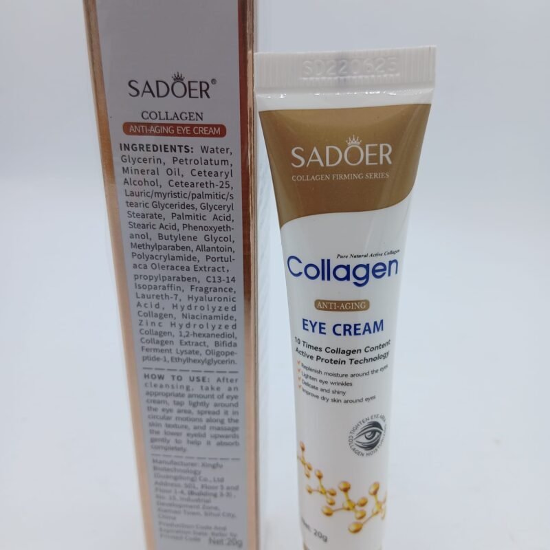 Crème  contour des yeux à la collagen