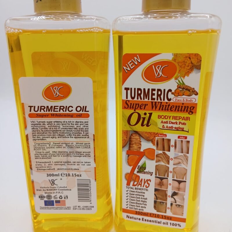 huile tumeric hydratant clarifiant 300ml