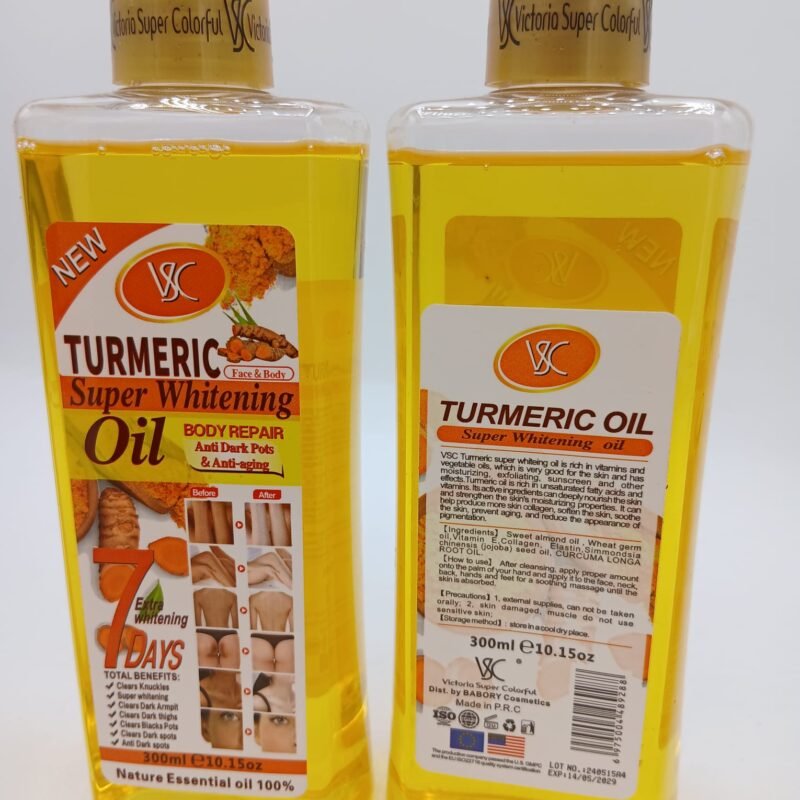 huile tumeric hydratant clarifiant 200ml