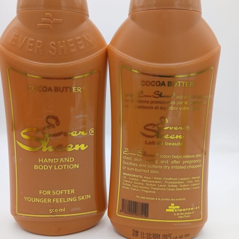 lait visage et corps Eversheen 500ml  x 1pc